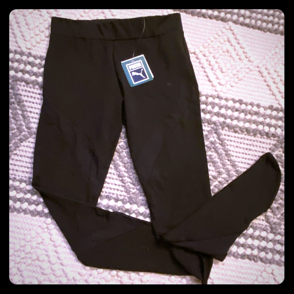 Puma black evo mesh 7/8 high waisted legging